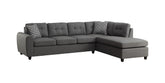 Coaster Stonenesse Tufted Sectional Grey Model 500413